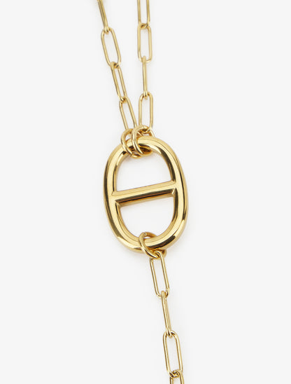 Sautoir à pendentif style marin - Or - 3