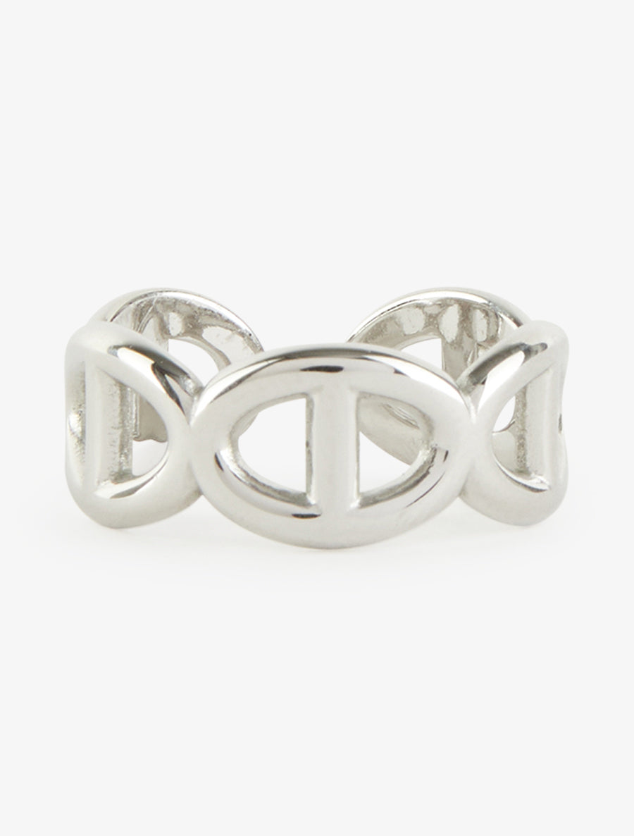Bague à maillons marins - Argent - 3
