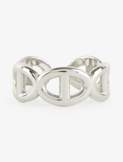 Bague à maillons marins - Argent - 3