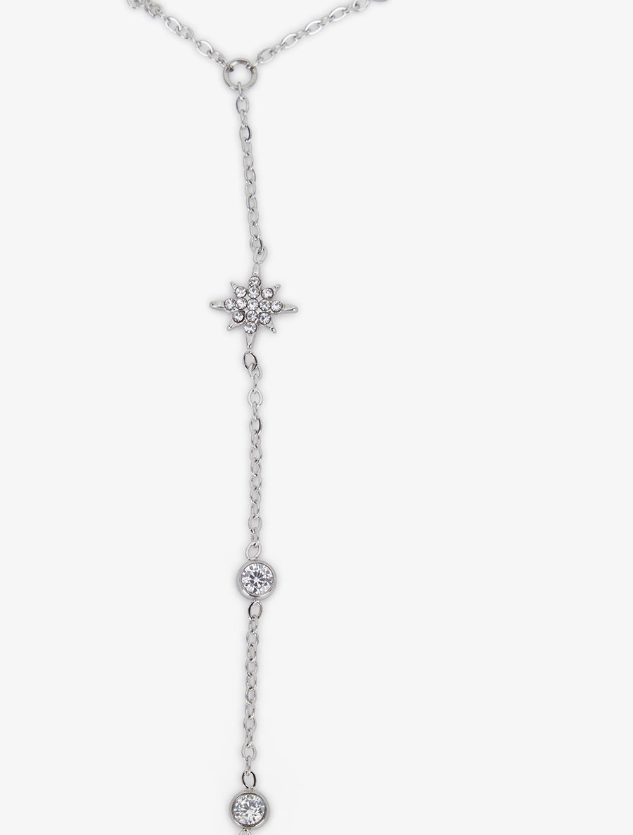 Chaîne de main étoile et zircons blancs - Argent - 3