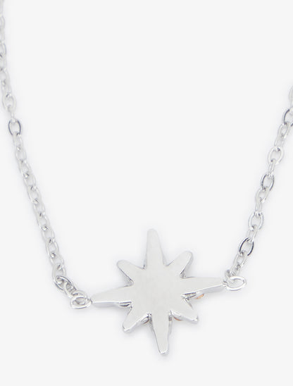 Bracelet étoile du nord ornée de zircons blancs - Argent - 3