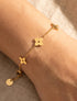 Bracelet à motif pâquerettes - Or - 1