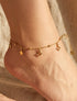 Chaîne de cheville à étoiles - Or - 1