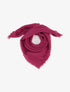 Foulard uni à bords effilochés - Fushia - 1