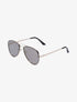 Lunettes de soleil aviateur oversize - Or - 2