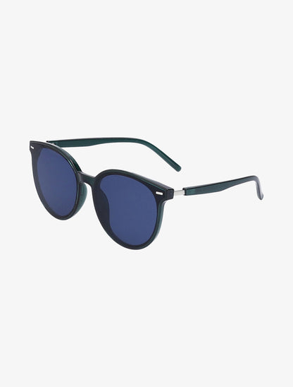 Lunettes clubmaster effet miroir - Vert - 2