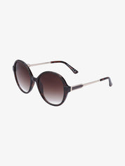 Lunettes ovales oversize - Léopard - 2