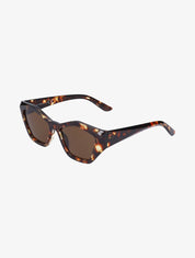 Lunette cat eye à monture texturée - Léopard - 1