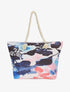 Sac de plage imprimé aquarelle - Bleu - 6