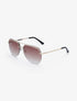 Lunettes de soleil aviateurs - Marron - 2