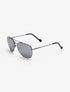 Lunettes de soleil aviateurs à monture invisible - Gris - 2