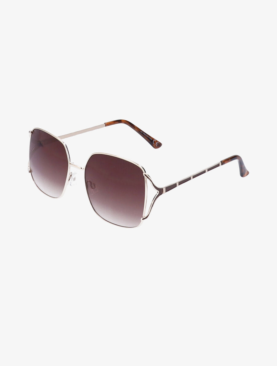 Lunettes carrées fumées - Marron - 2