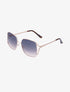 Lunettes carrées fumées - Bleu - 1