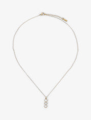 Collier à pendentif orné de 3 pierres - Or - 3