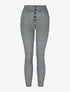 Legging taille haute vichy - Noir - 1
