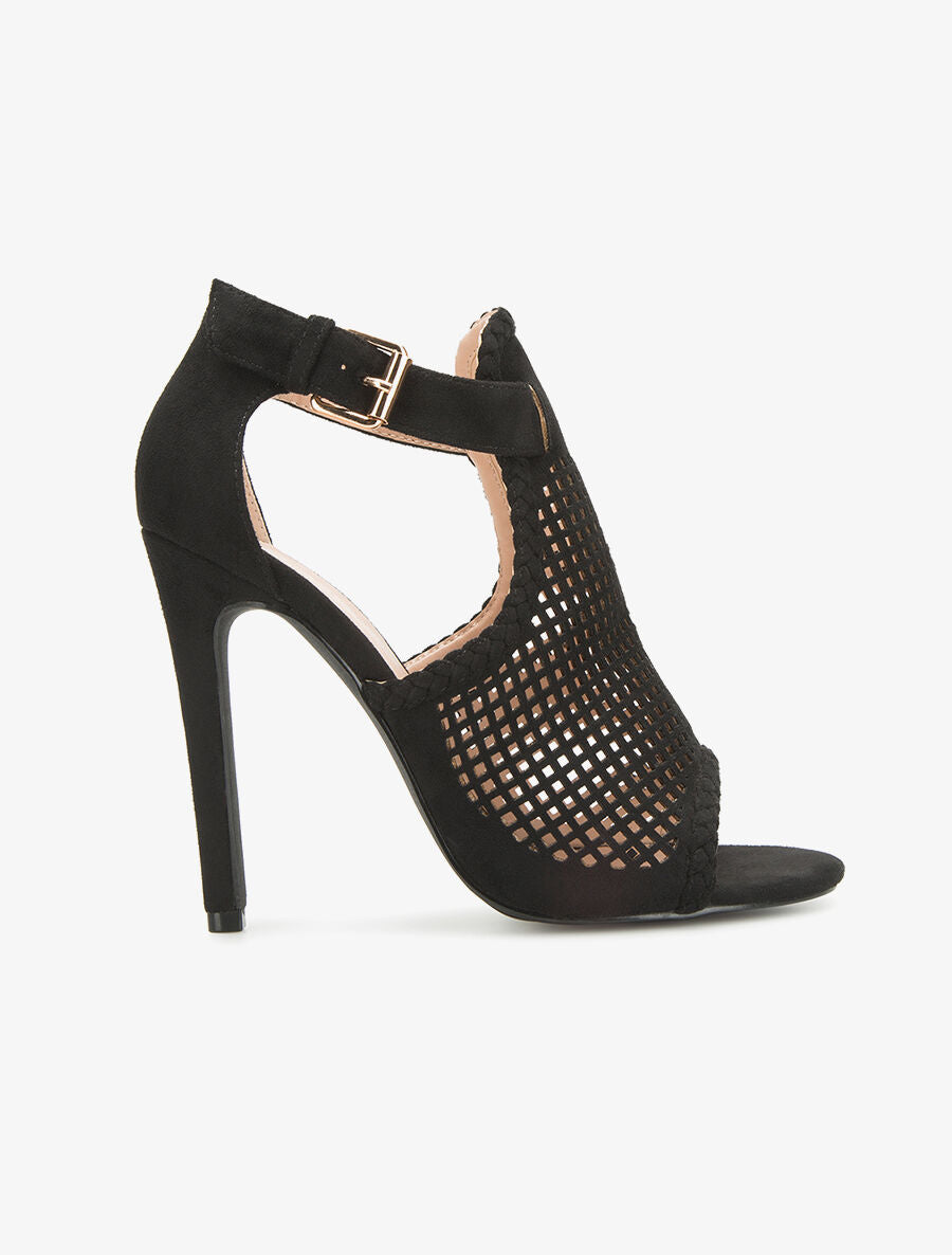 Peep-toes avant ajouré - noir - 5