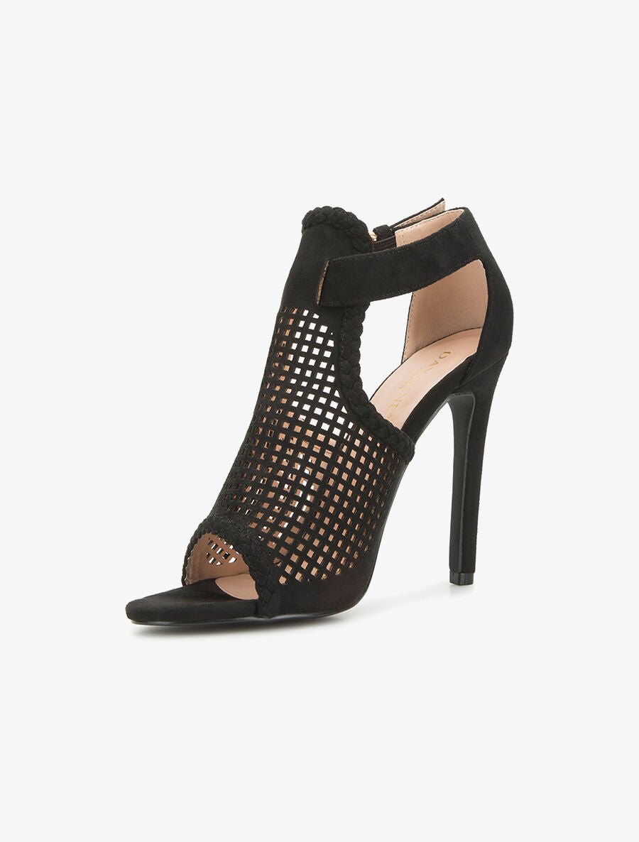 Peep-toes avant ajouré - noir - 3
