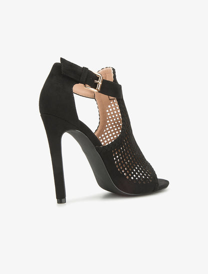 Peep-toes avant ajouré - noir - 4