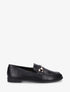 Mocassins en simili à boucle stylisée - Noir - 1