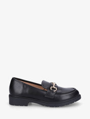 Mocassins classiques en simili - Noir - 1