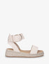 Sandales style espadrille à bride épaisse - Beige - 1
