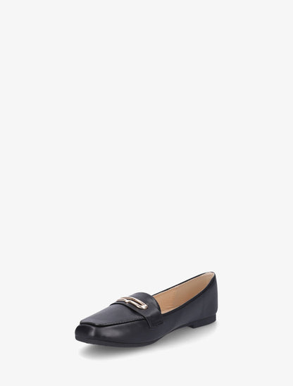 Mocassins à boucle fantaisie - Noir - 3