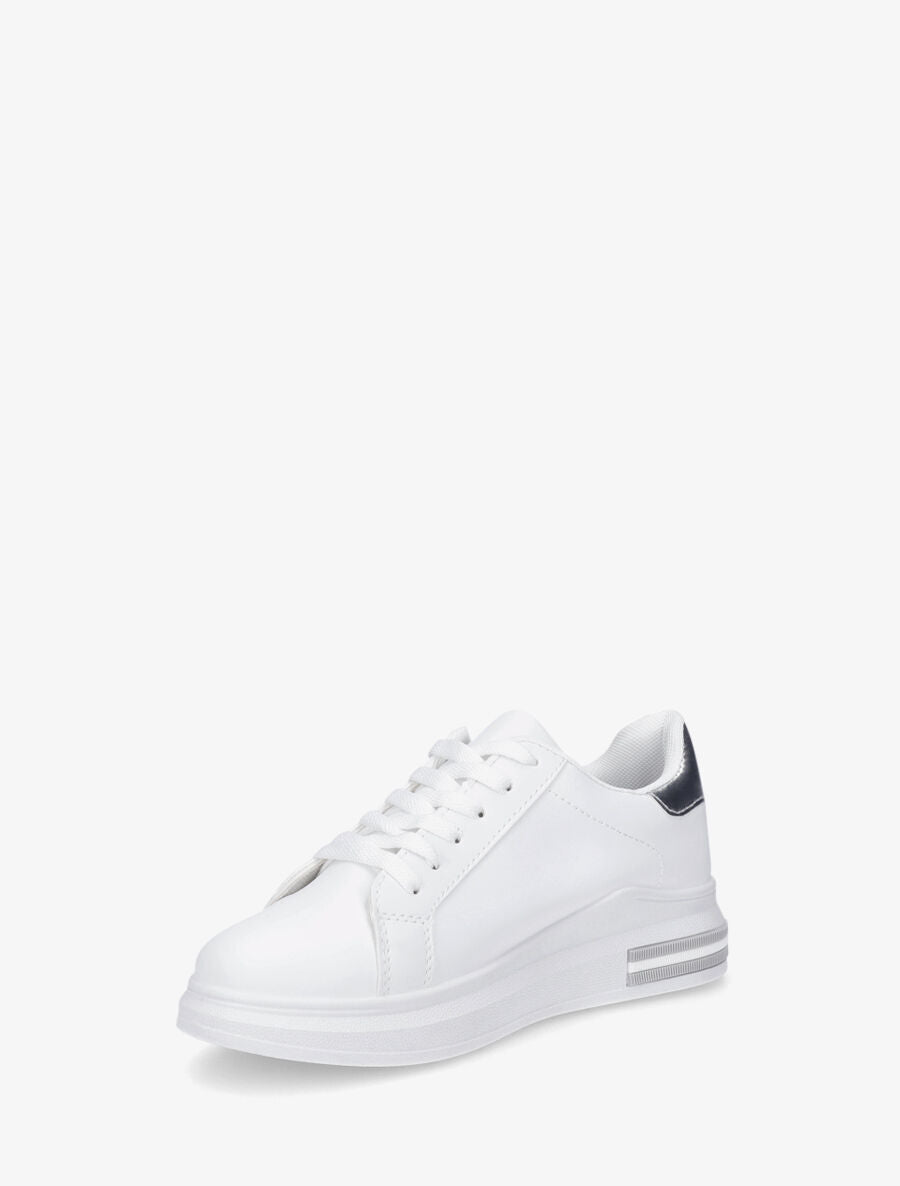 Baskets en simili étoile et paillettes - Blanc - 3