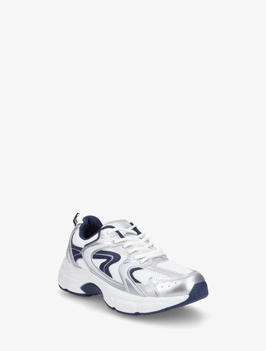 Running en tissu et simili - Marine - 2