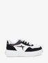 Sneakers à plateforme et pailleté - Noir - 1