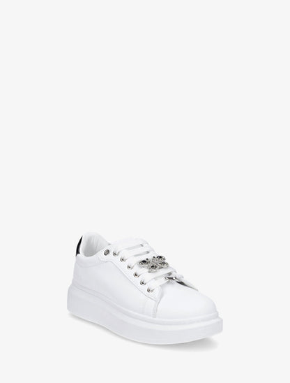 Sneakers à empiècement bijoux - Noir - 2
