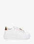 Sneakers à empiècement bijoux - Orange - 1