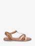Nu-pieds irisés bride en T - Camel - 1