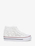 Tennis montante en crochet - Blanc - 1