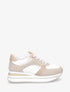 Baskets compensées en simili - Beige - 5