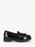 Mocassins bi-matière à pompon - Noir - 1