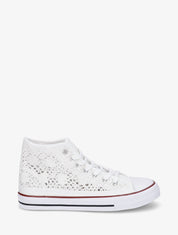 Tennis montantes en crochet - Blanc - 1