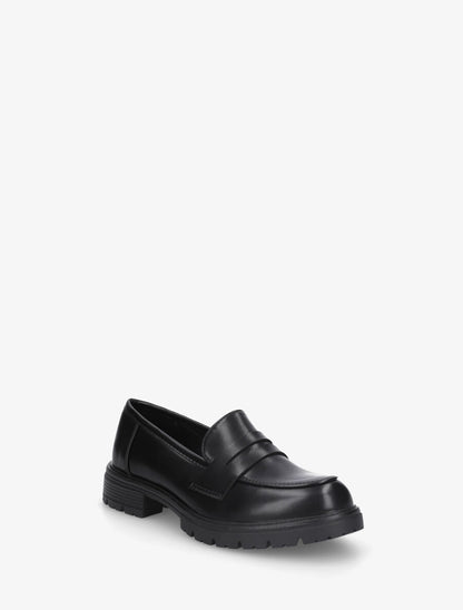 Mocassins classiques en simili - Noir - 2