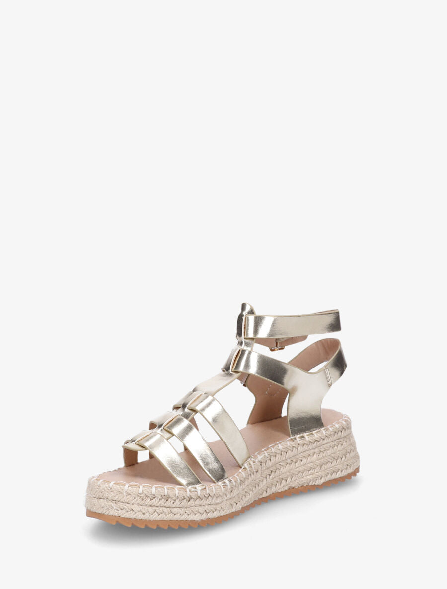 Sandales style spartiates - Or - 3