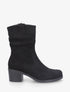 Bottines en suédine classique - Noir - 1
