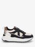 Baskets compensées multi-matières - Noir - 5