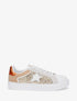 Sneakers en simili à détail étoile - Taupe - 5