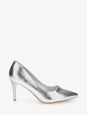 Escarpins classiques en simili - Argent - 1