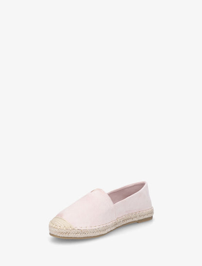 Espadrilles unies en suédine - Rose - 3