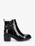 Bottines vernies à talon - Noir - 1