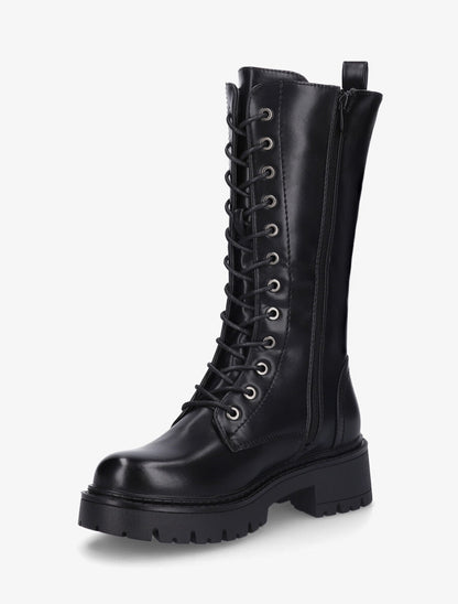Bottines montantes à lacets - Noir - 3