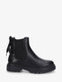 Bottines élastiquées à empiècement bijoux strassé - Noir - 5