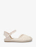 Sandales style espadrilles en crochet - Beige - 1