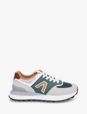 Sneakers classiques en simili - Vert - 5