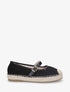 Espadrilles plates en suédine - Noir - 1