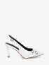 Escarpins pointus brides croisées - Blanc - 1